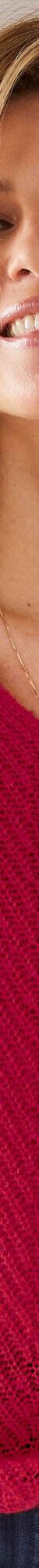 Pull col V, maille anglaise toucher doux (framboise) Pull col V, maille anglaise toucher doux (framboise)